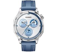 HUAWEI Watch GT 5 - Silver, Blue Woven Nylon Strap, 46 mm, Silver/Grey,Blue