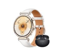 HUAWEI WATCH GT 6 41mm White + FreeBuds 6i Black, AMOLED Touchscreen, up to 14 days battery life, Cycling, 100+ Sports Mode, iOS & Android Compatible, Emotional Wellbeing
