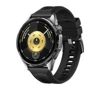HUAWEI WATCH GT 6 46mm Black/ Fluoroelastomer Strap/ Up to 21-Day Battery Life/ Accurate GPS and Heart Rate Tracking/ Virtual Cycling Power/ Compatible with Android & iOS