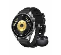 HUAWEI WATCH GT 6 46mm Black + FreeBuds 6i Black, 1.47''AMOLED Touchscreen, up to 21 days battery life, Cycling,100+ Sports Mode, iOS & Android, All-day Health Monitoring, Emotional Well-being