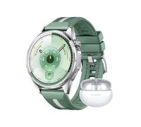 HUAWEI WATCH GT 6 46mm Green + FreeBuds 6i White, 1.47''AMOLED Touchscreen, up to 21 days battery life, Cycling,100+ Sports Mode, iOS & Android, All-day Health Monitoring, Emotional Wellbeing