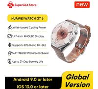 HUAWEI WATCH GT 6 46mm Grey Smartwatch 1.47" AMOLED GPS NFC Bluetooth Call 21 Days Battery 5ATM Health Monitor iOS Android Official Standard 46mm Grey