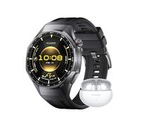 HUAWEI WATCH GT 6 Pro 46mm Black + FreeBuds 6i White, 1.47''AMOLED Touchscreen, up to 21 days battery life, 100+ Sports Mode, iOS & Android, ECG Analysis, All-day Health Monitoring