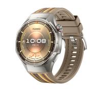 HUAWEI WATCH GT 6 Pro 46mm Titanium-Brown/ Woven Strap/ Up to 21-Day Battery Life/ Super-Accurate GPS/ Pro-Level Sports/ Compatible with Android & iOS