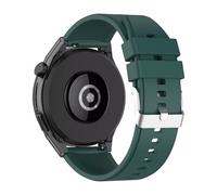 Huawei Watch GT Runner Strap Reinforced Silicone Silver Buckle Green