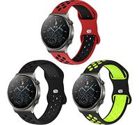 Huawei Watch GT2 Strap 46mm Huawei Watch GT2e Strap, 22mm Silicone Replacement Strap for Huawei GT 2/Huawei Watch GT2 Pro/GT2e/Huawei Watch GT/Huawei Watch 3/3 Pro/Galaxy Watch 46mm/3 45mm/Gear S3