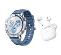 HUAWEI WATCH GT5 46MM Blue Woven Strap+FreeBuds SE 2 white