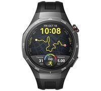 HUAWEI Watch GT 5 Pro - Titanium, Black Fluoroelastomer Strap, 46 mm, Silver/Grey,Black