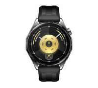HUAWEI WATCH GT 6 GPS 46mm Smart Watch, 1.47''AMOLED Touchscreen, up to 21 days battery life, Cycling,100+ Sports Mode, iOS & Android, All-day Health Monitoring, Emotional Wellbeing, Black