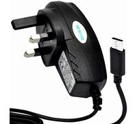 Huawei Y6 2019 3 Pin Mains Wall Plug Micro USB Charger (Black)