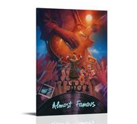 HUAYEEENT Almost Famous Poster Wall Art Canvas Cover Aesthetic Poster Home Decor for Living Room 20x30inch(50x75cm) Frame-style