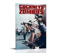 HUAYEEENT Cockneys Vs Zombies Poster Wall Art Canvas Cover Aesthetic Poster Home Decor for Living Room 12x18inch(30x45cm) Frame-style