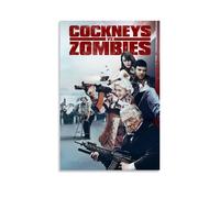 HUAYEEENT Cockneys Vs Zombies Poster Wall Art Canvas Cover Aesthetic Poster Home Decor for Living Room 12x18inch(30x45cm) Unframe-style
