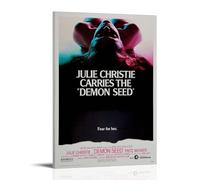 HUAYEEENT Demon Seed Poster Wall Art Canvas Cover Aesthetic Poster Home Decor for Living Room 12x18inch(30x45cm) Frame-style