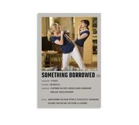 HUAYEEENT Something Borrowed Poster Wall Art Canvas Cover Aesthetic Poster Home Decor for Living Room 12x18inch(30x45cm) Unframe-style