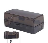 Huayeex 1/2 Weatherproof Electrical Box - Waterproof Protective Box for Outdoor Electrical Connections | Rain-Proof Weather Proof Plug Box Outdoor Extension Lead for Protect Outlet,Plug,Socket