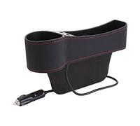 Huayeex Automotive Cup Holders | Cup Pocket Organizer Car Drink Holder,Multifunction Auto Seat Side Organiser Cup Holder with Dual USB Charging Ports for RVs Trucks