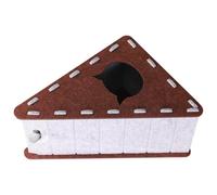 Huayeex Cat Scratchers for Indoor,Triangular Felt Cardboard Cat Scratcher | Pet Furniture Protector Climbing Mat for Couch Carpet Exercise Kitten Playing Resting Indoor Training Household