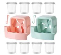 Huayeex Fan Mist Cooling Adapter | Hangable Electric Fan Ice Storage Box,Cooling Artifact with Hook Cooler Accessories for Hot Weather Floor Terrace Festival Daily Balcony Desktop Workplace