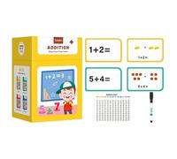 Huayeex Flash Cards Math - Interactive Recognition Cards - Educational Math Learning for School, Addition Training Game