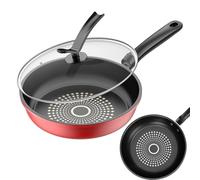 Huayeex Frying Pan for Eggs | Induction Nonstick Frying Pan with Lid,Ergonomic Cooking Skillet, Kitchen Tool for Breakfast Pancake Dinner Steak Snacks