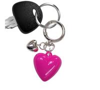 Huayeex Heart Shaped Key Ring - Key Holder Keychain Love Pendant - Bag Charm Couple Keychain, Matching Keychains Heart Pendant, Cute Keychain for Purses Bags Backpacks