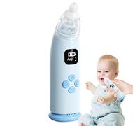 Huayeex Nasal Aspirator for Baby - Snot Sucker for Baby with 3 Suction Levels - Mucus Removal Device with Soothing Light and Music, 3 Tips, Rechargeable Nasal Cleaner