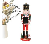 Huayeex Nutcracker Christmas Ornament - Holiday Nut Cracker Doll Figure Toy | Nutcracker Figure Doll, Traditional Wooden Christmas Nutcracker, Traditional Wooden Nutcracker for Home Table