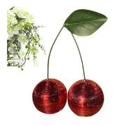 Huayeex Red Disco Ball - Disco Ball,Fruit Disco Ball For Window Display Holiday Decoration For Music Festivals Decor Club Stage Props