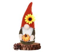 Huayeex Sunflower Gnome 26 cm Handmade Faceless Doll Decorations | Harvest Festival Gnomes for Festival Holiday Farmhouse Home Fall Living Room Shelf Tabletop Display