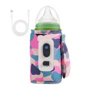 Huayeex Travel Bottle Warmer | USB Warmer Bottle,Rapid Heating Milk Drink Heat Keeper with Temperature Display for Travel, Camping, Outdoor Shopping