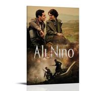HUAYEQWHELH Ali And Nino Posters Aesthetic Wall Art Decorative Painting Poster Decor Vintage Canvas for Living Room Bed Room 20x30inch(50x75cm) Frame-style