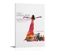 HUAYEQWHELH Diana Ross Mahogany Posters Aesthetic Wall Art Decorative Painting Poster Decor Vintage Canvas for Living Room Bed Room 20x30inch(50x75cm) Frame-style