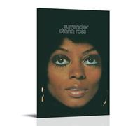 HUAYEQWHELH Diana Ross Surrender Posters Aesthetic Wall Art Decorative Painting Poster Decor Vintage Canvas for Living Room Bed Room 20x30inch(50x75cm) Frame-style
