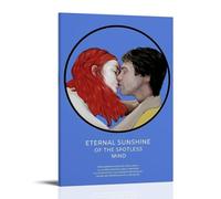 HUAYEQWHELH Eternal Sunshine of The Spotless Mind Posters Aesthetic Wall Art Decorative Painting Poster Decor Vintage Canvas for Living Room Bed Room 24x36inch(60x90cm) Frame-style