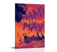 HUAYEQWHELH Furiosa Movie A Mad Max Saga Posters Aesthetic Wall Art Decorative Painting Poster Decor Vintage Canvas for Living Room Bed Room 16x24inch(40x60cm) Frame-style