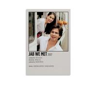 HUAYEQWHELH Jab We Met Posters Aesthetic Wall Art Decorative Painting Poster Decor Vintage Canvas for Living Room Bed Room 24x36inch(60x90cm) Unframe-style