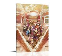 HUAYEQWHELH Kabaneri of The Iron Fortress Anime Posters Aesthetic Wall Art Decorative Painting Poster Decor Vintage Canvas for Living Room Bed Room 24x36inch(60x90cm) Frame-style