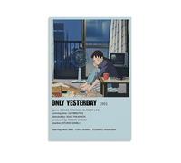 HUAYEQWHELH Only Yesterday Movie Posters Aesthetic Wall Art Decorative Painting Poster Decor Vintage Canvas for Living Room Bed Room 24x36inch(60x90cm) Unframe-style