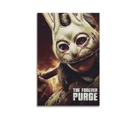 HUAYEQWHELH The Forever Purge Posters Aesthetic Wall Art Decorative Painting Poster Decor Vintage Canvas for Living Room Bed Room 08x12inch(20x30cm) Unframe-style