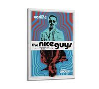 HUAYEQWHELH The Nice Guys Posters Aesthetic Wall Art Decorative Painting Poster Decor Vintage Canvas for Living Room Bed Room 08x12inch(20x30cm) Frame-style