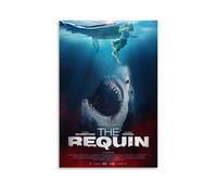 HUAYEQWHELH The Requin Posters Aesthetic Wall Art Decorative Painting Poster Decor Vintage Canvas for Living Room Bed Room 24x36inch(60x90cm) Unframe-style