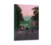 HUAYEQWHELH The Worst Person in The World Posters Aesthetic Wall Art Decorative Painting Poster Decor Vintage Canvas for Living Room Bed Room 24x36inch(60x90cm) Frame-style