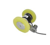 HUAYONGSS Encoder GHW52 500ppr resolution voltage output 5V 12V 24V 200mm double wheel Incremental Rotary Hollow Shaft Wheel Encoder(200mm 200PPR)