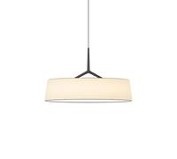 HUAYUSEDF Minimalist Art Style White Hanging Lamp BedHead Decoration Fabric Pendant Light Circular Shape Hanging Chandelier Suitable for Lobby Bedroom Farmhouse Kitchen Island Corridor