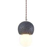 HUAYUSEDF Modern Mini Resin Honeycomb Pendant Lamp Chandelier Hanging Light Ceiling Retro Industrial Single Head Wire for Bedside Bedroom Dining Room Restaurant Office(Dark)