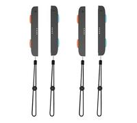 HUAYUWA 1 Pair Wrist Straps Fit for Switch2 Joy-Con Controller Gamepad Handle Lock Hand Grip Accessories, Adjustable Elastic Controller Wristband (Black, 2 Pair)