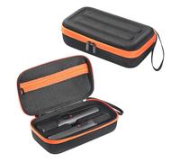 HUAYUWA Hard EVA Travel Carry Case Compatible with JBL PartyBox Wireless Mic, Rechargeable Microphones Protable Storage Handbag Protective Case Cover Organizer Box (Black Outer, Black Inner)