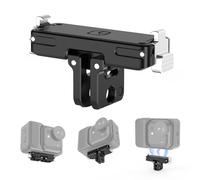 HUAYUWA Magnetic Quick Release Adapter Mount Compatible with Insta360 GO-Ultra Action Camera, Aluminum Alloy Camera Base with 1/4" Thread and 2-Prong Adapter for Tripod Selfie Accessories (Type2)