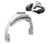 HUAYUWA VR Head Strap Compatible with Quest3S/Quest3/Quest2/Quest-Pro/Pico4/Pico4-Pro VR Headset Reduce Head Pressure Accessories, Adjustable VR Headband Enhanced Comfort & Gaming Immersion (White)